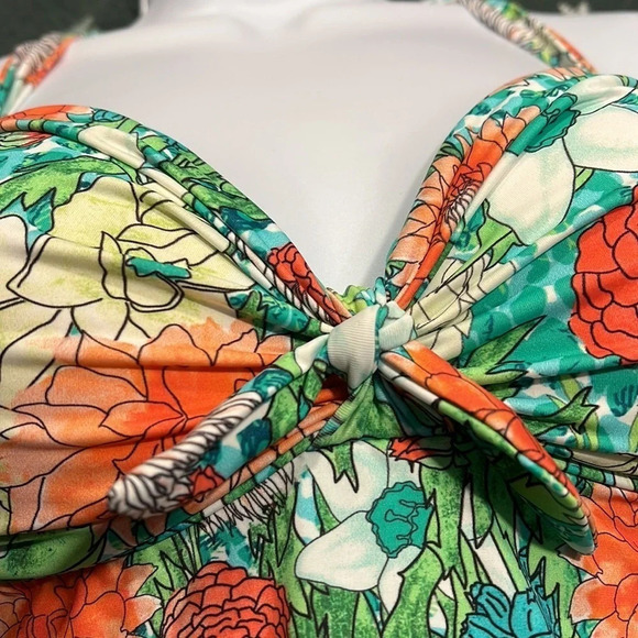 JETS by Jessika Allen Tie Halter Swimsuit Sz-4 - Picture 4 of 8